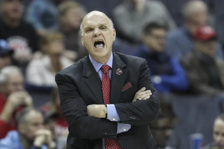 Phil Martelli, St. Joe’s head coach, participated in a panel on Monday about the future of college basketball.