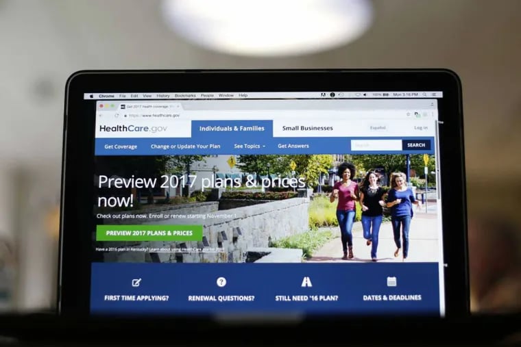 In this Oct. 24, 2016, file photo, the HealthCare.gov 2017 web site home page as seen in Washington. Only about one in four Americans wants President-elect Donald Trump to entirely repeal his predecessor's health care law that extended coverage to millions, a new poll has found.