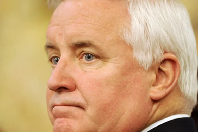 The replacement of Gov. Corbett as chairman of the DRPA has been delayed. (AP Photo/Bradley C. Bower)