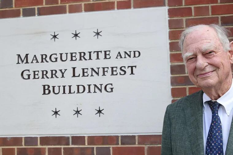 H.F. &quot;Gerry&quot; Lenfest, founding chairman, at the Museum of the American Revolution site.
