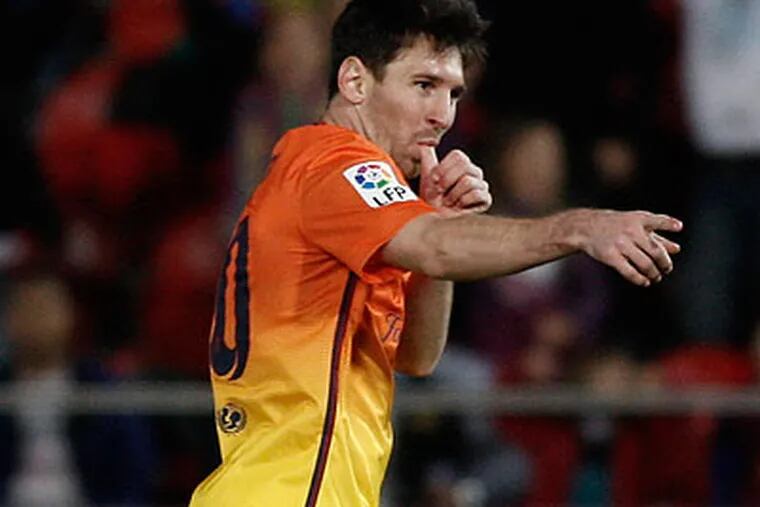Lionel Messi. (Tolo Ramon/AP)