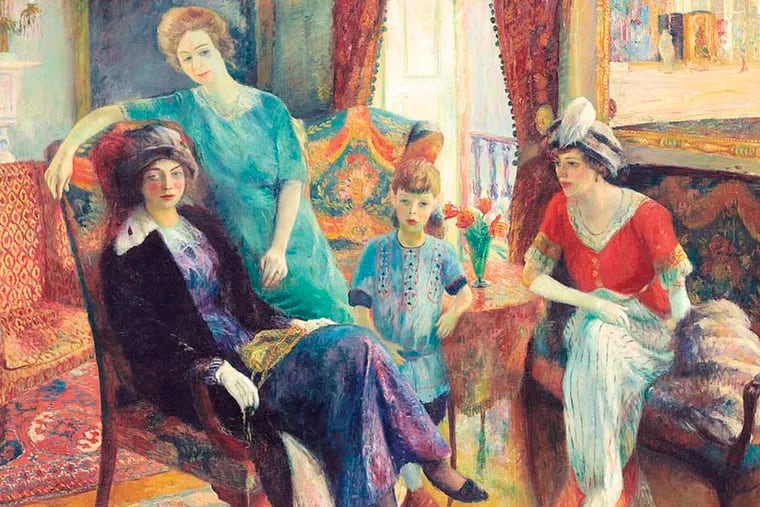 William Glackens. Family Group, 1910/1911. Oil on canvas, 71 15/16 x 84 in. (182.8 x 213.3 cm). National Gallery of Art, Washington. PHOTO: National Gallery of Art