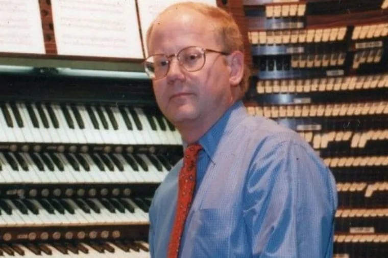 Clifton C. Stroud II, at the organ.