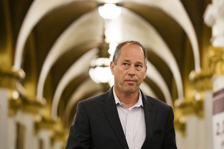 Senate President Pro Tempore Joe Scarnati, R-Jefferson, walks through the Pennsylvania Capitol last July. In a total Trump move, Scarnati is not complying with the Pennsylvania Supreme Court’s order on redistricting.