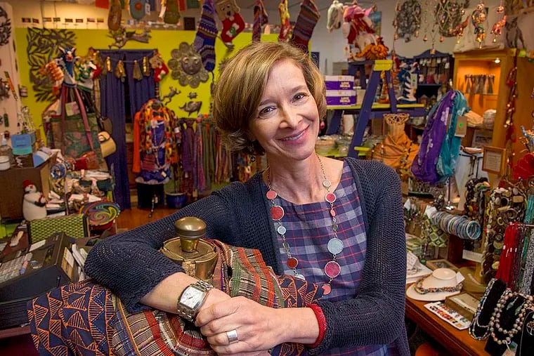 Donna Gottardi opened My Fair Trade Lady in Haddon Heights in 2013. &quot;It's about raising awareness,&quot; she said of the inventory, which was produced in safe conditions and for a fair price..