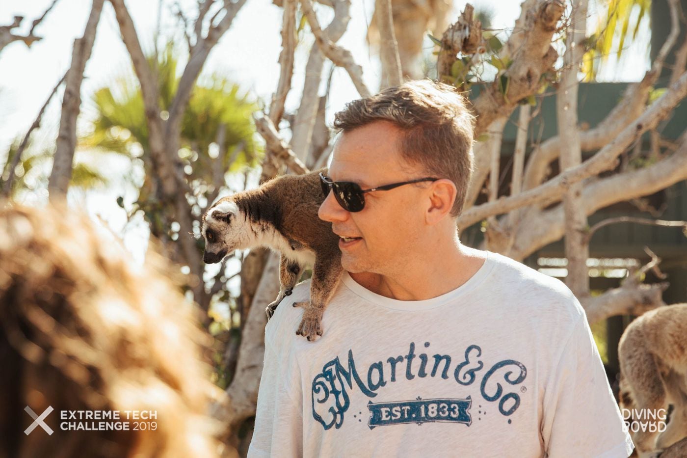 When he wasn't competing for the top honors in the Extreme Tech Challenge on Branson's Necker Island, Tango cofounder Drew Lakatos was communing with lemurs.