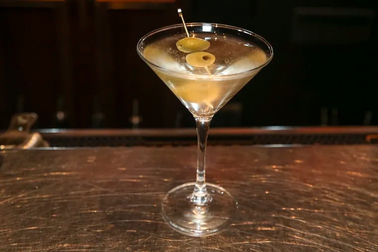 A vodka martini at Barclay Prime, located at 237 S. 18th Street.