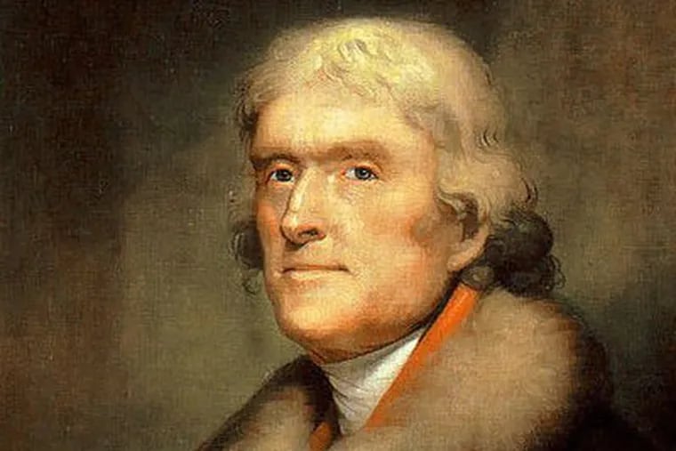 Thomas Jefferson by Rembrandt Peale: (1805)