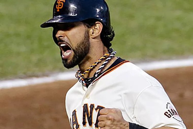 Angel Pagan would give the Phillies a switch-hitter with outstanding speed at the top of the order. (AP file photo)