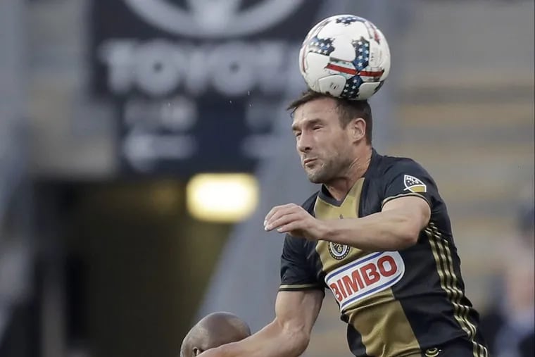 Forward Chris Pontius has 12 goals and 12 assists since joining the  Union from D.C. United.