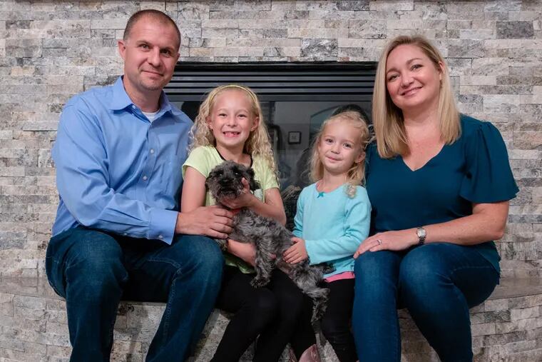 The Branson family (from left: Michael, Emma, Lucy and Katy) was surprised when they received a $2,659 bill after Lucy Branson needed to get a tiny doll shoe removed from her nose.