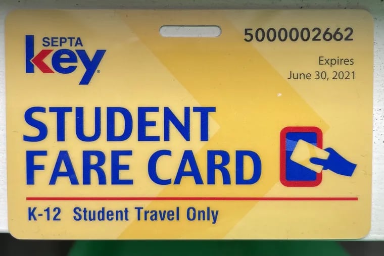 Philadelphia students who receive free SEPTA transportation will use new touchless Student Fare Cards, not weekly passes, when school begins in August.