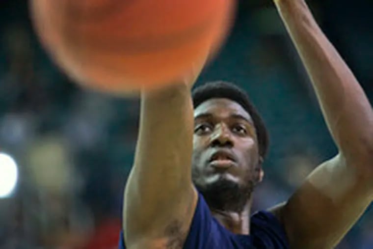 The Hoyas&#0039; Roy Hibbert could go higher in the draft with a solid showing; he denies interest.