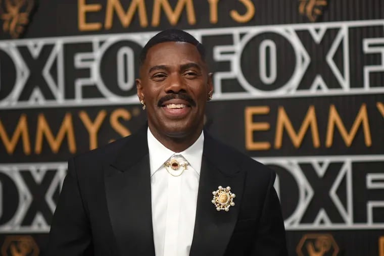 Colman Domingo arrives at the 75th Primetime Emmy Awards on Monday, Jan. 15, 2024, at the Peacock Theatre in Los Angeles. (Photo by Richard Shotwell/Invision/AP)