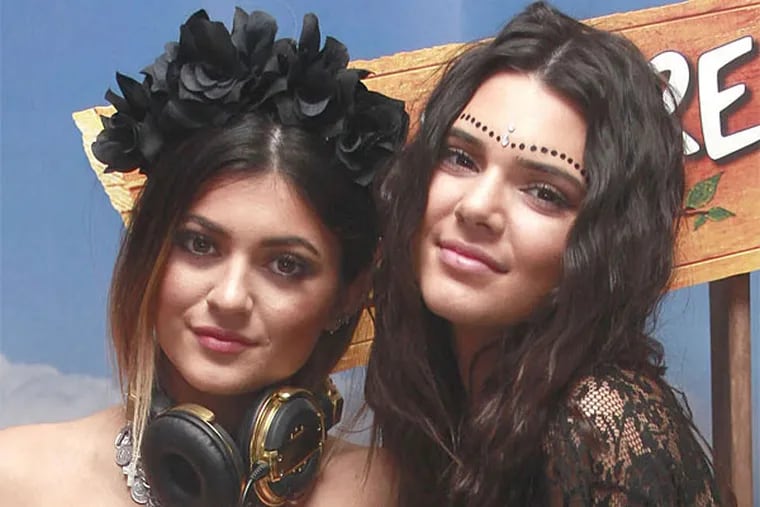 Kylie and Kendall Jenner at Coachella. (Todd Oren/Getty Images)