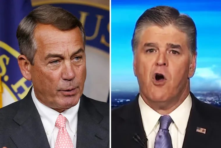 Former Speaker of the House John Boehner unloaded on Fox News host Sean Hannity in a lengthy interview for Politico.
