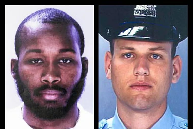 Rasheed Scrugs, 35, left, is charged with killing Philadelphia police Officer John Pawlowski, 25, in Feb. 2009. If convicted, Scrugs could face the death penalty.