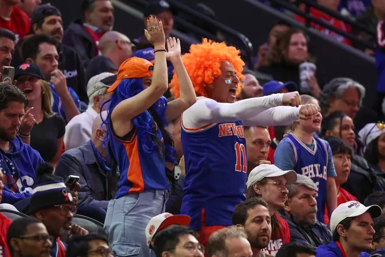 It wasn't just in Sunday's Game 4. Knicks fans made their presence known during Game 3 as well.