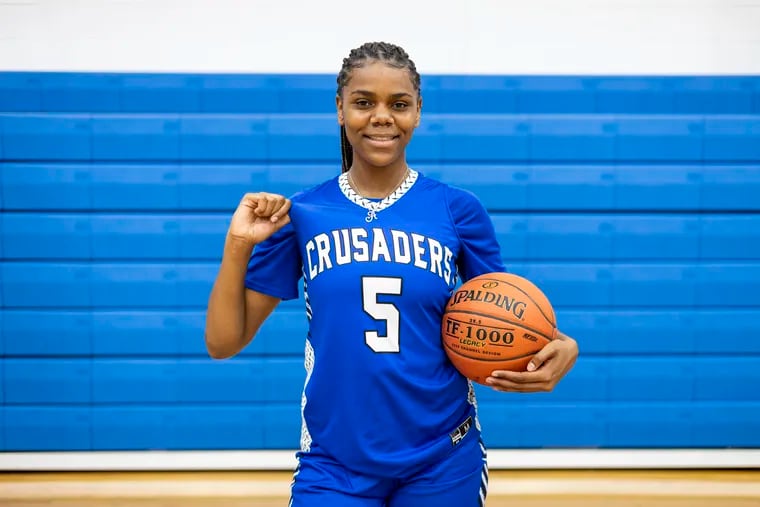 Amber Bullard is a senior standout at The Christian Academy in Brookhaven, Delaware County.