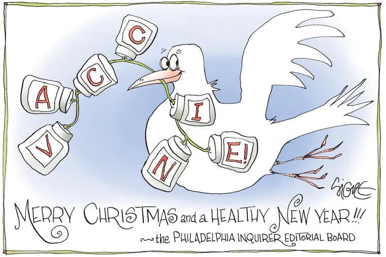 Political Cartoon: The perfect 2020 Christmas gift