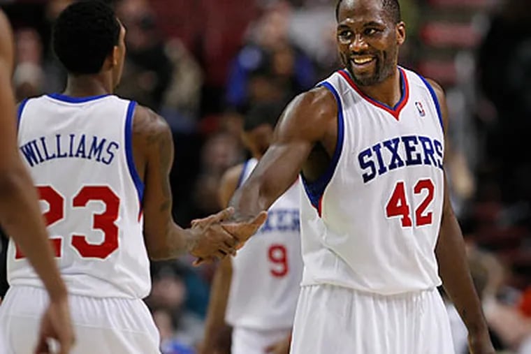 In seven games this month, Elton Brand has averaged 21.0 points and 9.6 rebounds. (Ron Cortes/Staff file photo)