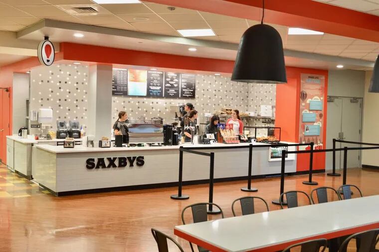 Saxby has opened a student-run cafe at St. Joseph's University.