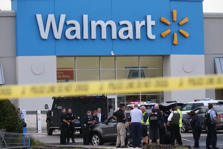 Five people were shot inside the Walmart in Cheltenham Township on Aug. 14, 2018. Keenan Jones, 31, is accused of firing the shots.