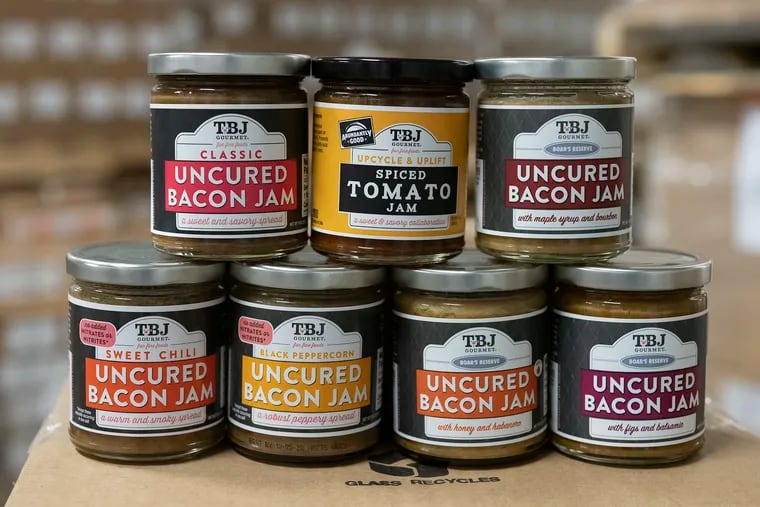 TBI Gourmet produces an assortment of bacon jams and other gourmet food items at their new business headquarters and production facility located at Canopy Foods in Downingtown.