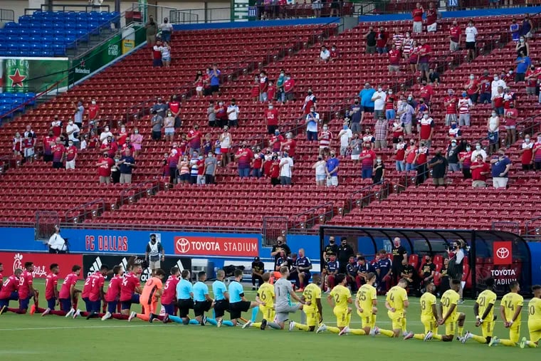 2,912 fans were allowed to attend FC Dallas' home match on Wednesday.