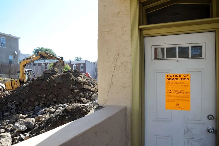 New city rules require an inspection after every floor of a multi-story building under demolition is taken down. No notations indicate such inspections were made during demolition of the Shurs Lane building.