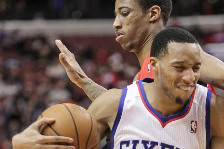 Sixers' Evan Turner says he focuses on his work and does not worry about rumored trades.