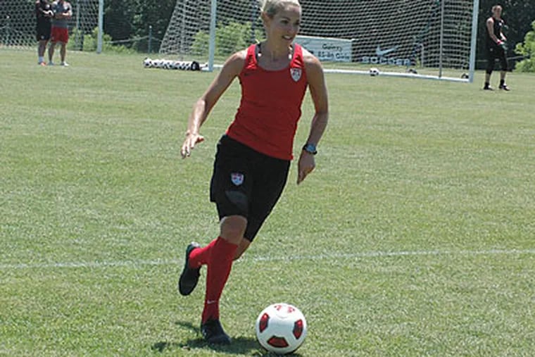 Heather Mitts has played in two Olympics for the United States, but this will be her first World Cup. (Marc Narducci/Staff)