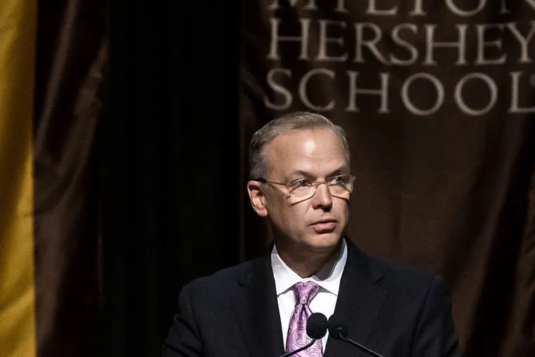 Robert Heist, a board member at Milton Hershey School, sued his own board, saying it withheld financial records he wanted to fulfill his oversight duties at the wealthy private school for low-income children. A hearing was held on the case on Tuesday in Harrisburg.