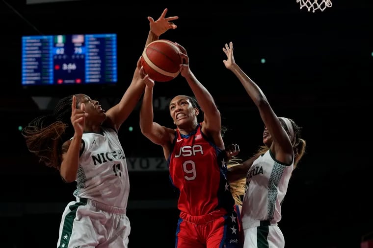 U S Women S Basketball Team Beats Nigeria For 50th Straight Olympic Win