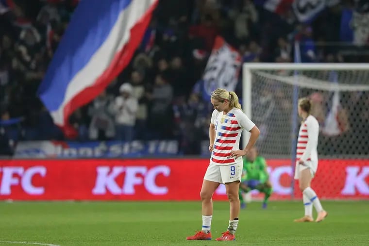 U.S. women's national soccer team midfielder Lindsey Horan didn't hide her disappointment after France ended the Americans' 28-game unbeaten streak with a 3-1 win over the World Cup champions in Le Havre.