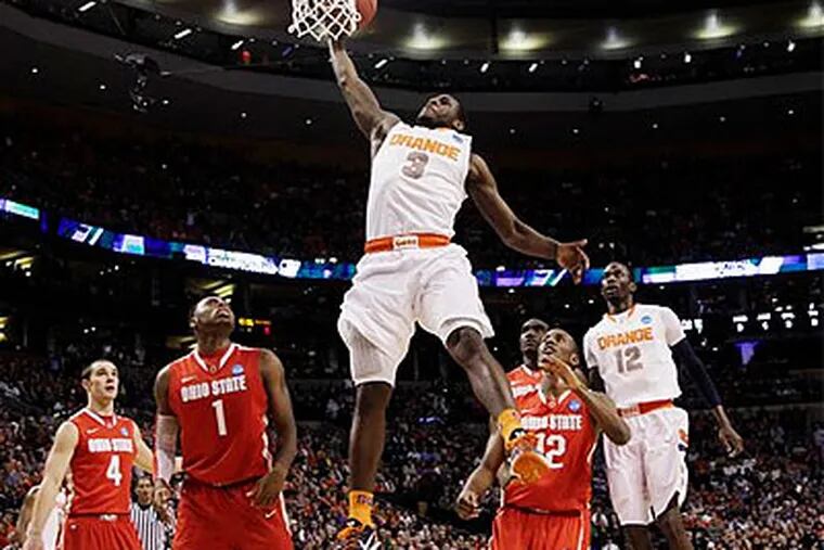 Dion Waiters led Syracuse to the Big East regular season title and the Elite Eight this year. (Elise Amendola/AP)