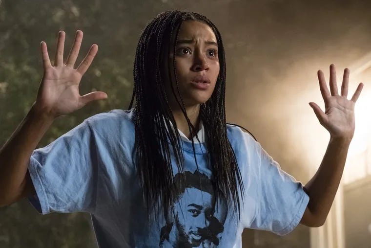 This image released by 20th Century Fox shows Amandla Stenberg in a scene from"The Hate U Give."  (Erika Doss/20th Century Fox via AP)