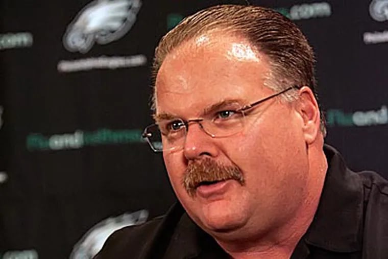 Andy Reid has taken the Eagles to five NFC Championship games in his tenure as head coach. (Michael Bryant / Staff File Photo)