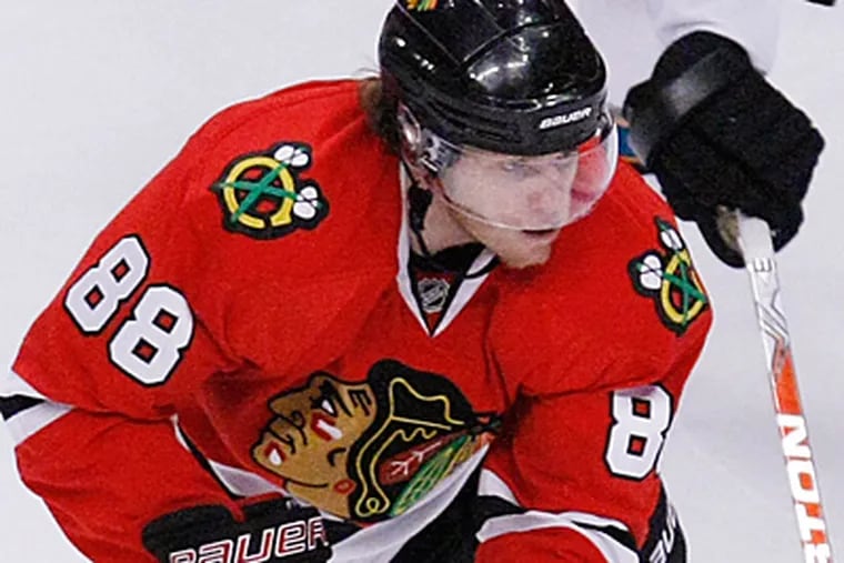 Patrick Kane is just one of many young stars on the Blackhawks. (AP Photo/Charles Rex Arbogast)