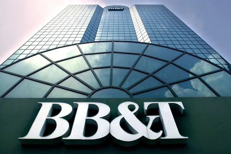 BB&T of North Carolina has more than 1,800 branches in 12 Southern states and Washington.