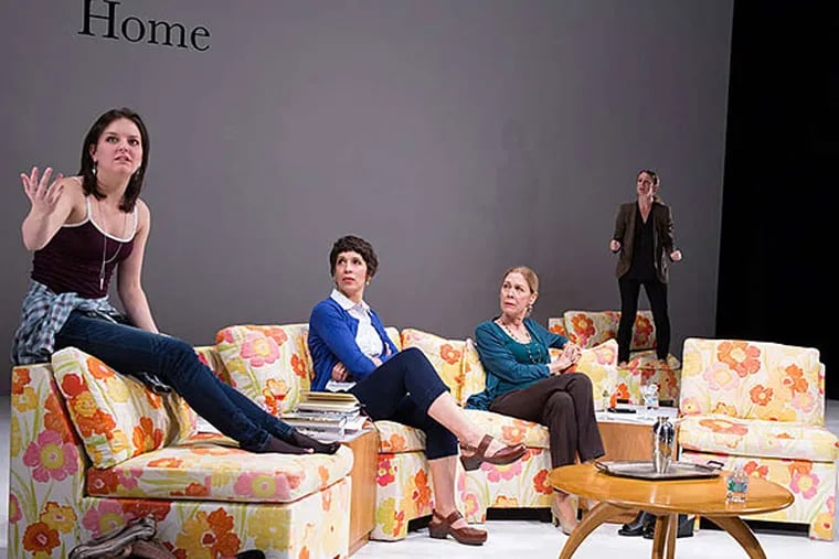 From left, Campbell M. O'Hare, Maia DeSanti, Nancy Boykin, and Krista Apple-Hodge in &quot;Rapture, Blister, Burn.&quot; (ALEXANDER IZILIAEV)