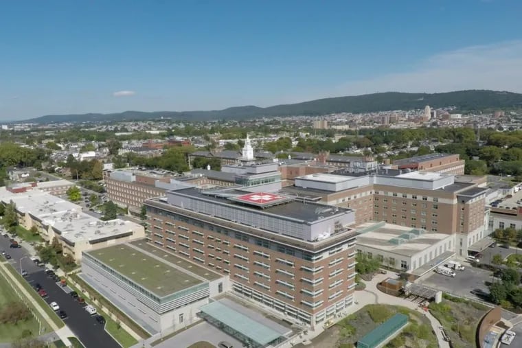Reading Hospital, in West Reading, is the anchor facility for Tower Health, which on Friday said it is exploring an alliance with Penn Medicine.
