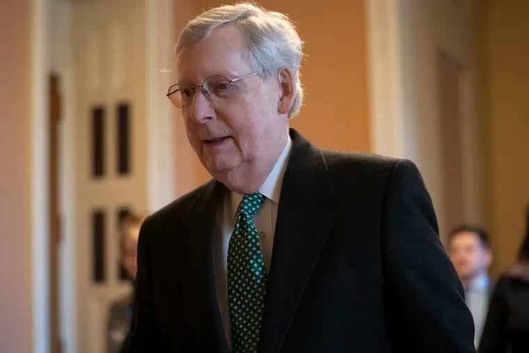 Senate Majority Leader Mitch McConnell (R., Ky.).