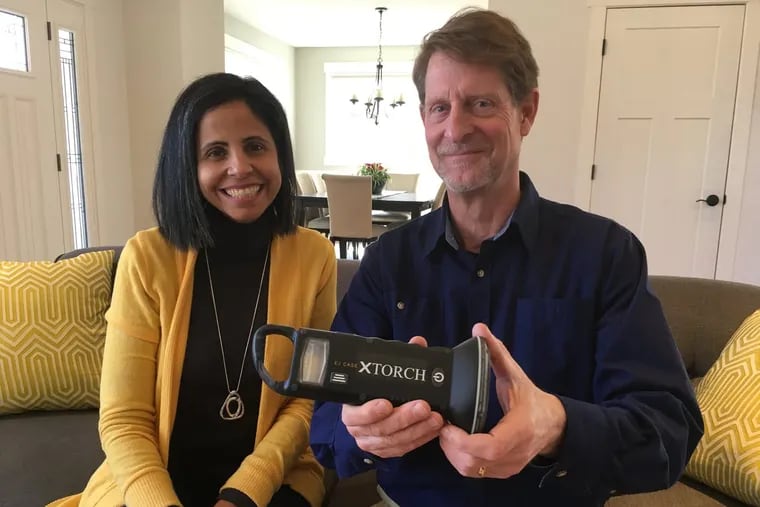 Keidy and Gene Palusky invested thousands to develop the XTorch after seeing a need for a reliable light and electricity source on mission trips.