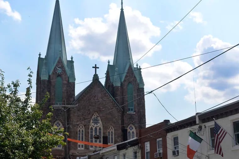 St. Laurentius Church was built in the 19th century as the first Polish Catholic church in Philadelphia.