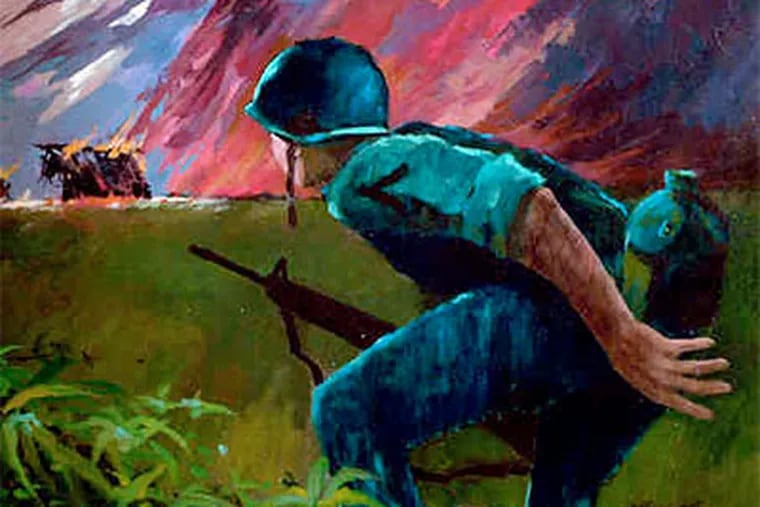Since the Vietnam War, the U.S. Army has used work from enlisted soldiers, such as Roger Blum's "Attack at Twilight" for its combat-art program.