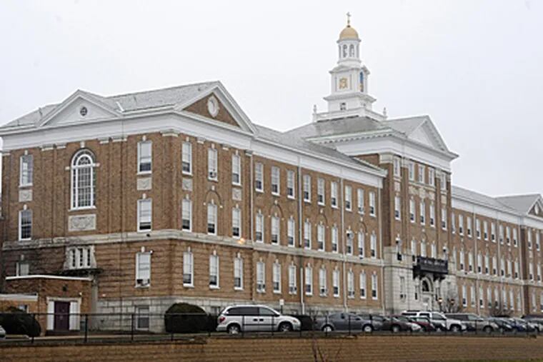 Archbishop Prendergast High in Drexel Hill. The 44-acre Monsignor Bonner/Prendergast complex is suitable for a mixed-use: housing, offices, institutions. But there’s the gymnasium problem. (Clem Murray / Staff)