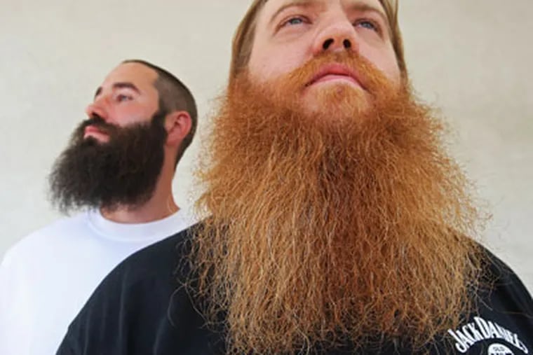 Local men bristling with ambition for beard contest