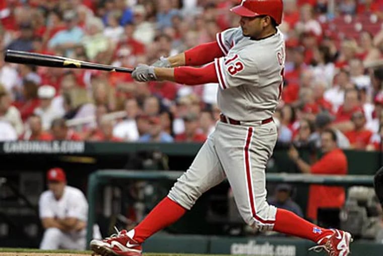 "I think Freddy [Galvis] does a good job of keeping his cool," manager Charlie Manuel said. (Jeff Roberson/AP)