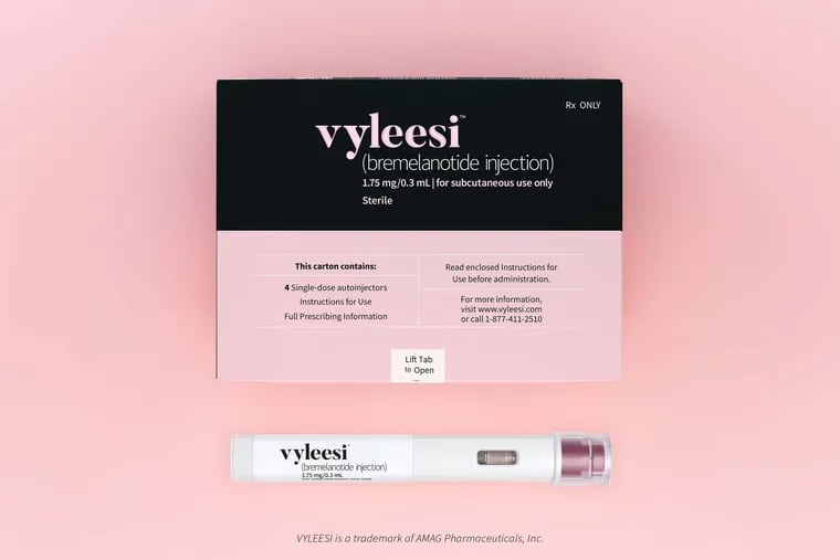 Vyleesi is the first FDA-approved as-needed treatment for premenopausal women who are distressed by low sexual desire.